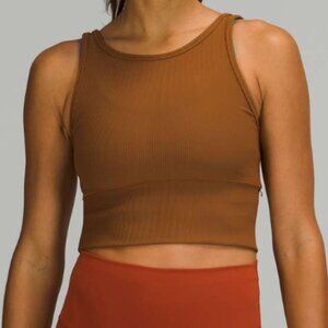 Lululemon Power Pivot Tank Top | Copper Brown Sz 12